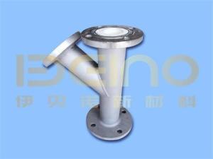 China Wear Resistance Ceramic Lined Pipe Fittings Custom Ceramic Lined Elbows factory