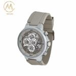 Men And Women's Quartz Wrist Watch with Black and Silver Bezel Option