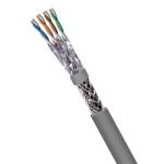 600MHz SFTP CAT7 Cable 23AWG CPR Dca-S2 D2 A1 Gray PVC High Speed Network Cable