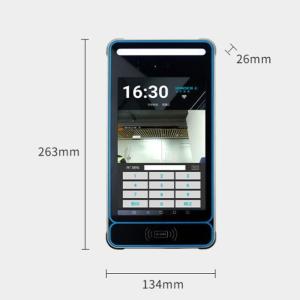 China 8 Inch 400cd/m2 IPS Screen Biometric Scanner Automatic Face Recognition Terminal factory