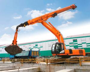 China Subway Excavating Machinery Telescopic Excavator Sliding Arm For Hitachi Zx490 factory