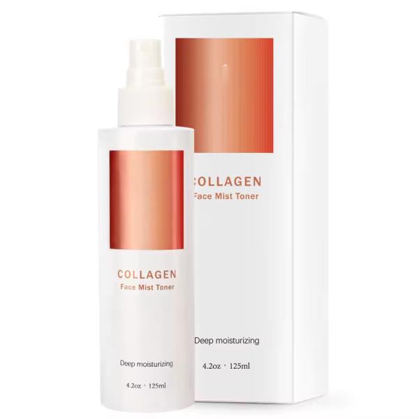 Collagen Face Toner Pores Shrinking Remove Dark Skin Smooth Nourishing Toner For
