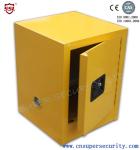 Yellow Powder Coated Flammable Chemical Storage Cabinets For Laboratory , Bench