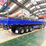 Truck Trailer 3 Axle 40-60 tons 13000mm length curtain side wall cargo semi