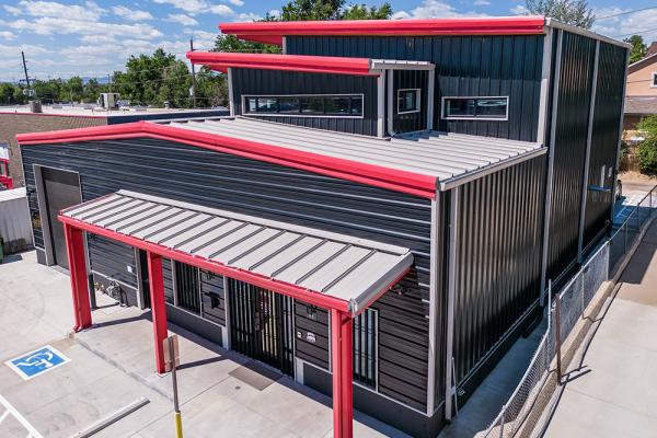 Portal Frame Steel Structure Building Construction For Prefabricated Commercial