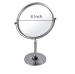8 INCH Simple Stainless Steel Mirror decorative metal wall mounted folding