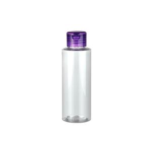 China Custom Color 120ml Plastic PET Bottle for Lotion Capacity 120ML 24/410 Flip Top Cap factory