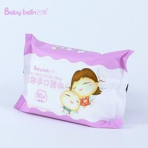 China No Fluorescer Household Wet Wipes Disposable Wet Wipes non-woven fabric factory