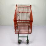 210L European Type Lightweight Shopping Trolley Commercial Shopping Carts With