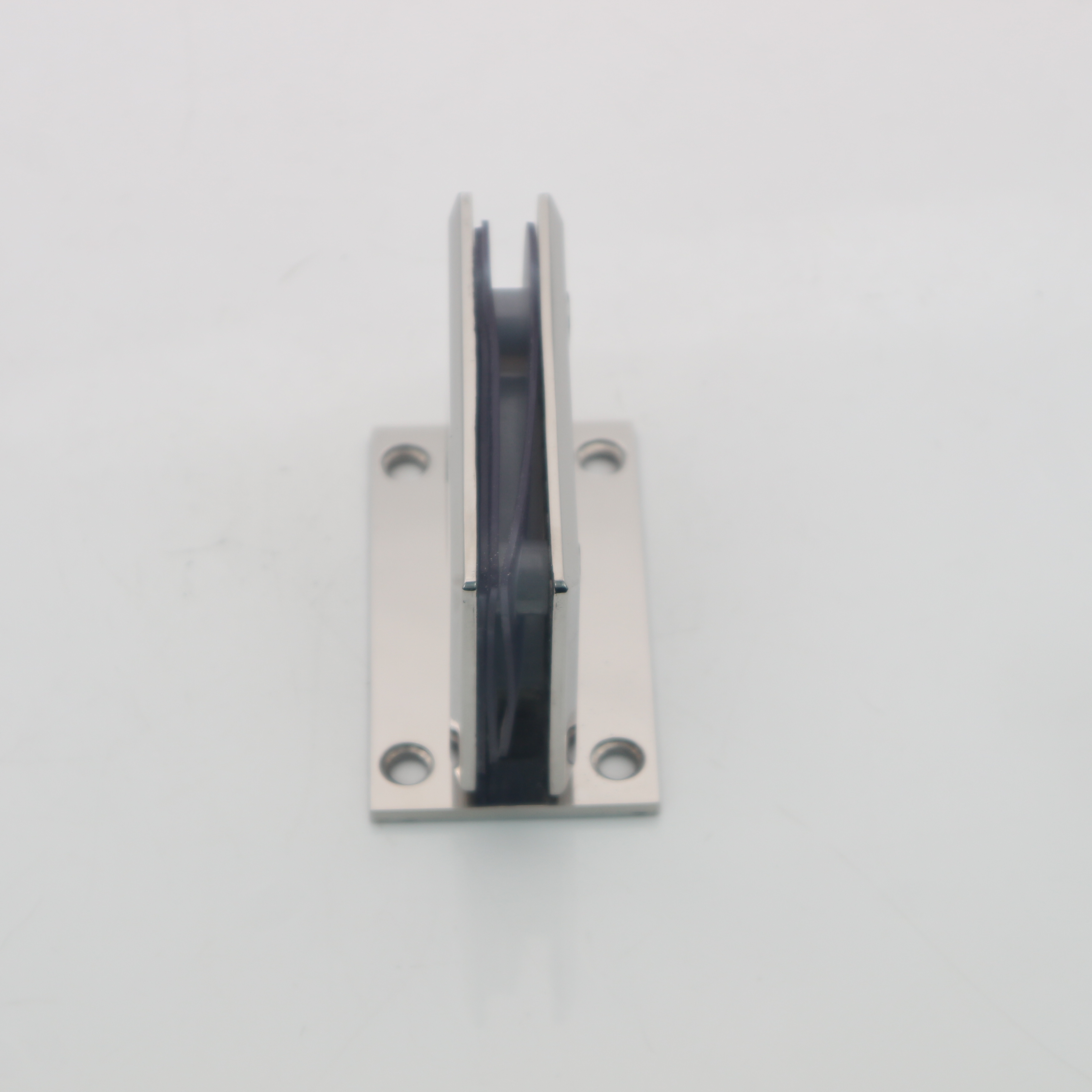 Stainless Steel Frameless Glass Hinge for 90 Degree Bathroom Shower in Hotel Setting