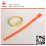 Yellow 134.2KHz RFID PLASTIC Cattle Leg Band Temperature Resistance FOR COWS