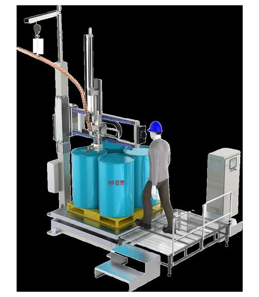 AFM-1000 Automatic Chemical Liquid Filling Machine With 4 Filling Nozzles And