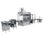 Automatic Edible Oil Bottle Filling Capping Labeling Machine for Milk Production