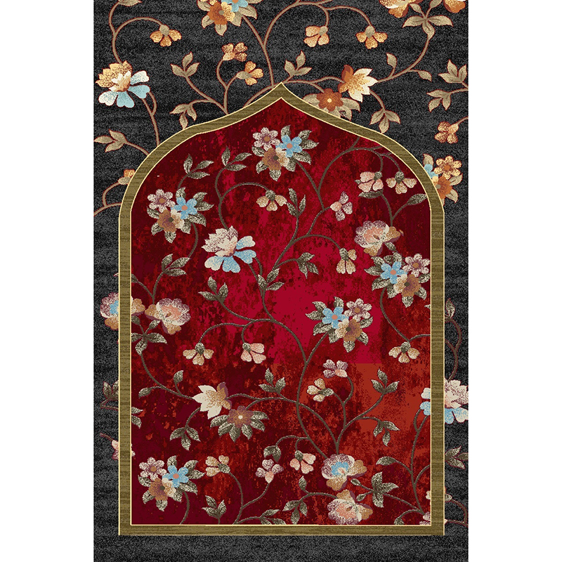 Modern Style Anti Slip Backing Islamic Gift Prayer Carpets Machine Made