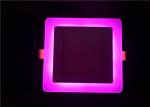 6W+3W Square Pink Rim Recessed Two Colour LED Panel Light 900lm Indoor light