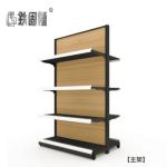 Cold Rolled Steel Supermarket Shelf Rack Milk White 175KG Loading