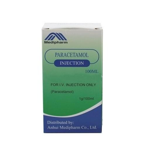 Paracetamol Injection 1G/100ML, sterile Solution for Infusion, GMP Medicine BP