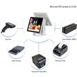 All In One Touch Screen Pos System , Pos Computer System For Supermarket