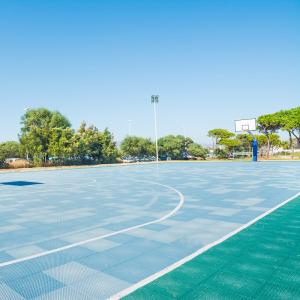 China No Cracking Interlocking Suspension Floor Modular Tennis Court Surface factory