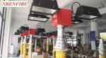 9m vertical pneumatic telescopic mast lighting tower 1200W LED flood lights/