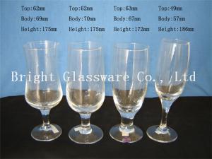 China Cheap romantic design glass champagne cup, wine goblet glass for wholesale factory