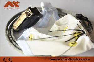 China Medical Neurofeedback EEG Cable Integrated 10 Leads EEG Hat For Ear Clip Tin Electrode factory