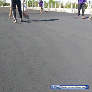 China EPDM Eco Sports Flooring 400M Spray Coated Synthetic Athletic Track factory