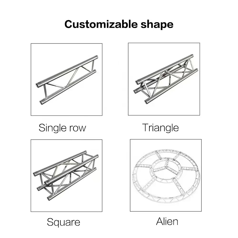 2m 3m 4m Aluminum Alloy Mult Angle Lighting Truss Display For Event / Exhibits