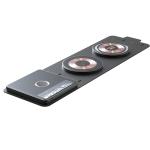 Transparent Portable Folding 15W 3 In 1 Magnetic Qi Wireless Phone Charger For