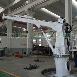 China Yacht 2t 10m Telescopic Boom Hydraulic Deck Crane on sale