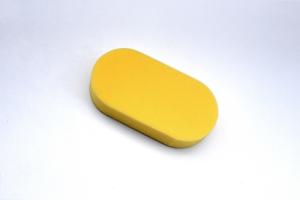 China Yellow Animal Grooming Tools Large Oval Sponge For All Small Animal Cleaning factory