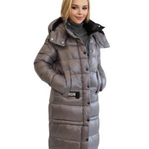 China FODARLLOY Foreign Trade Ladies Warm Hooded Cotton-Padded Clothes Women Winter Slim Long Down Coat factory