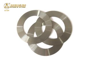 China High Precision Carbide Disc Cutter Wear Resistance Hard Alloy Knives For Battery Cutting factory
