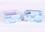 Metal Tinplate Type Candy Packaging Container Box Custom Logo Printed On Top