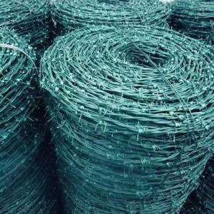 China 14 Gauge High Tensile Barbed Wire 25kg Per Roll Razor Blade Wire factory