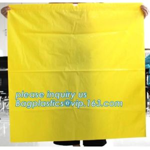 autoclavable ldpe medical biohazard waste plastic trash bags, biohazard waste
