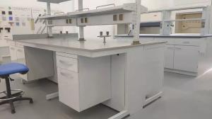China University Laboratory Island Bench Wood Wall Bench Laboratory Work Table factory