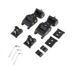 Stainless Black Lock Car Accessories Steel Locking Hood Latch Catch Kit For Jeep