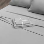 Transform Your Kids Room into a Cozy Retreat with 4PCS 3-Line Embroidery Bed