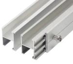 Aluminum Alloy Guide Rail Photovoltaic Bracket Accessor Metal H-Type Solar