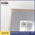 Modern Glass Photo Frames , Glitter Surrouded Lighted 4x6 Glass Picture Frames