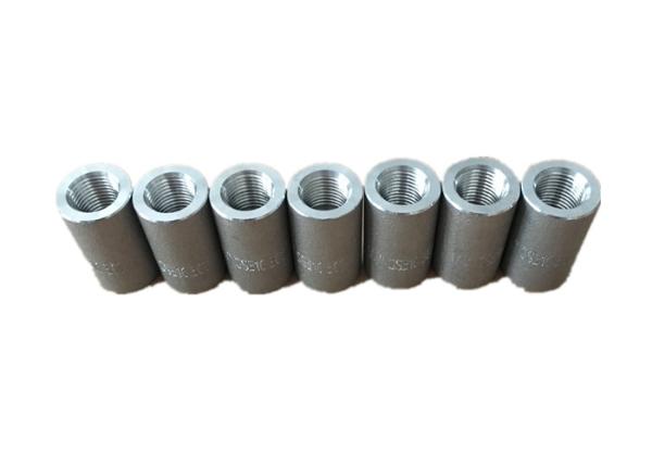 Duplex 3 / 8 " Steel Tube Couplings , BSPP ASTM A182 F55 Class 6000 Pipe