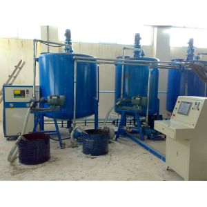 Semi Auto Batch Foam Making Machine For Furniture , Sponge Manufacturing Machine