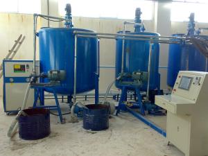 China Semi - Auto Polyurethane Foam Production Line For Foaming Mattress and Furniture factory
