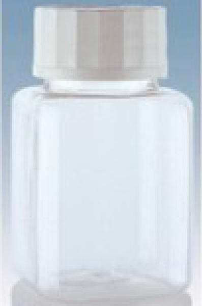 100ml Transparent Capsule Health Care Product Plastic Bottle PET Square Plastic