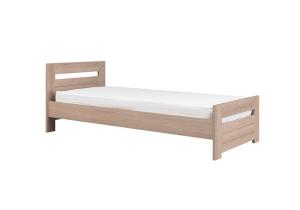 China modern single bed pine wood factory