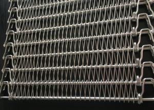 China Drying Oven Ss201 304 1.2mm Spiral Mesh Belt factory