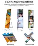 Indoor LED Poster Display P2 Portable Digital Advertising Display