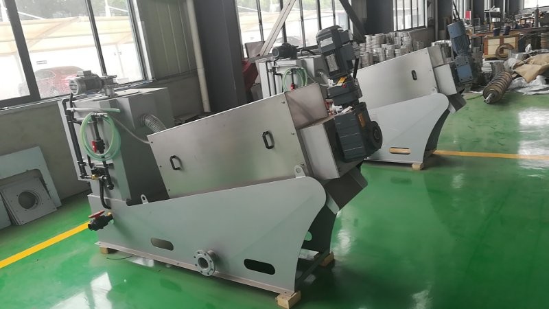 9.0m3/h Sludge Dewatering Machine , Petrochemical Sludge Dehydrator System