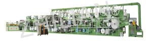 China NB / S / M I Type Baby Diaper Machine 450pcs / Min factory